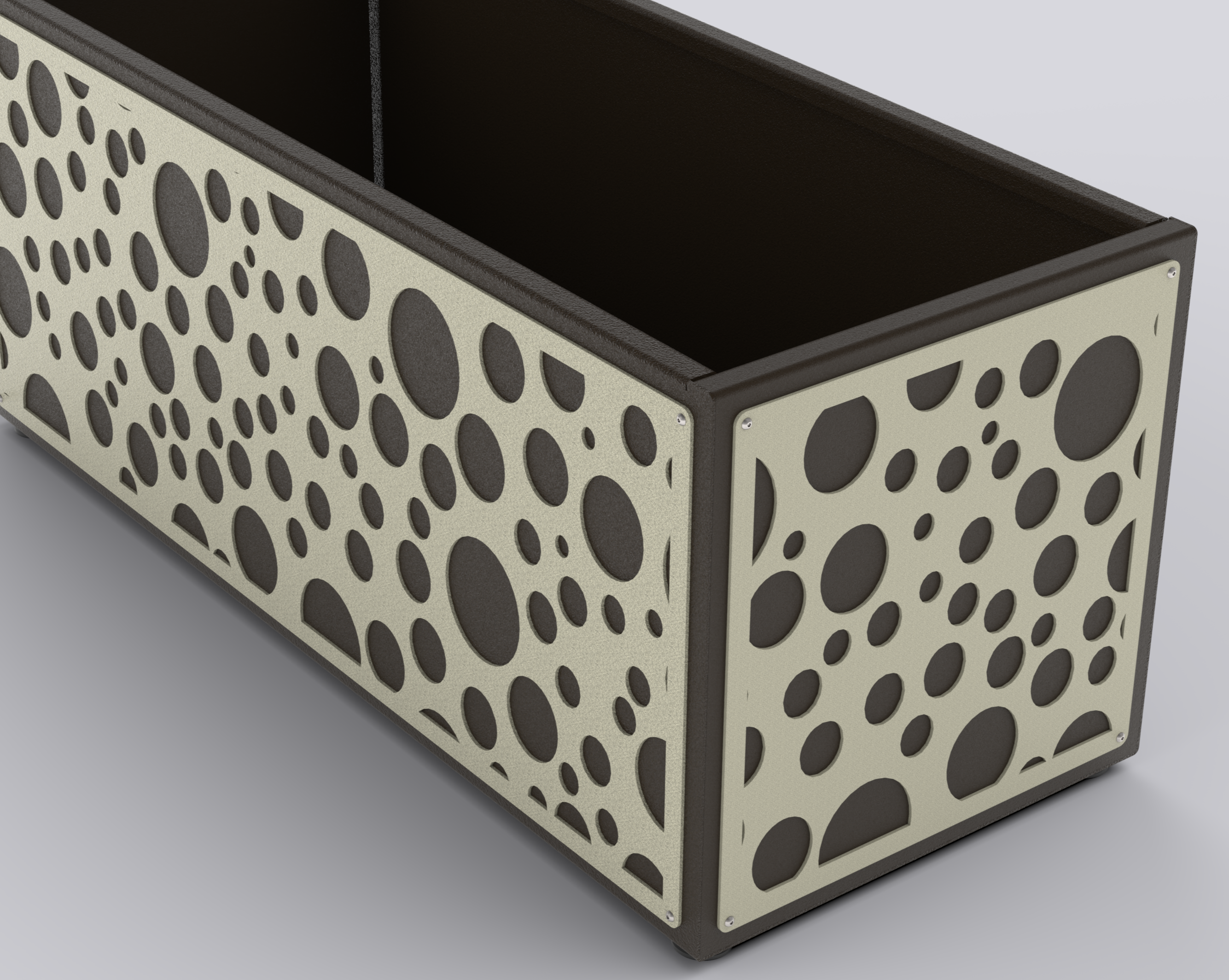 ECLIPSE - Jardinière Prestige - rectangle 50x120x50cm