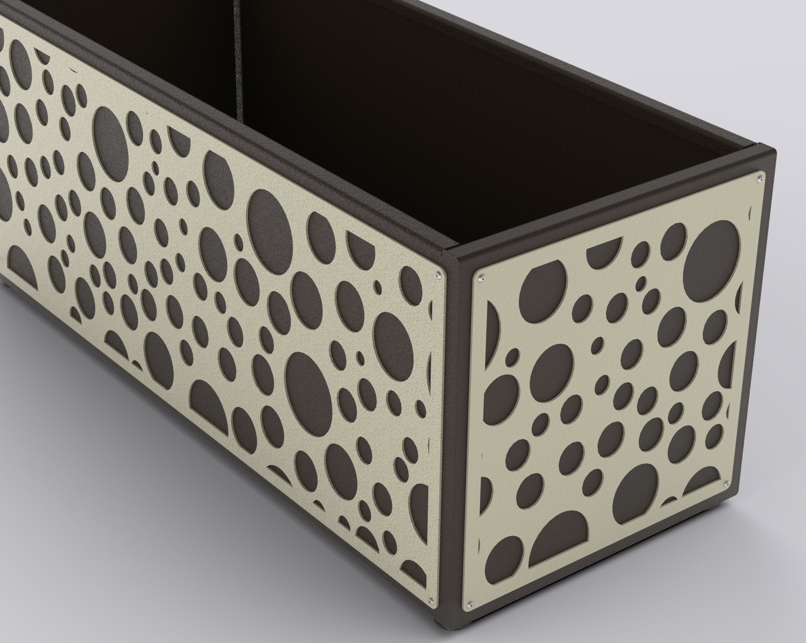 ECLIPSE - Jardinière Prestige - rectangle 50x145x50cm