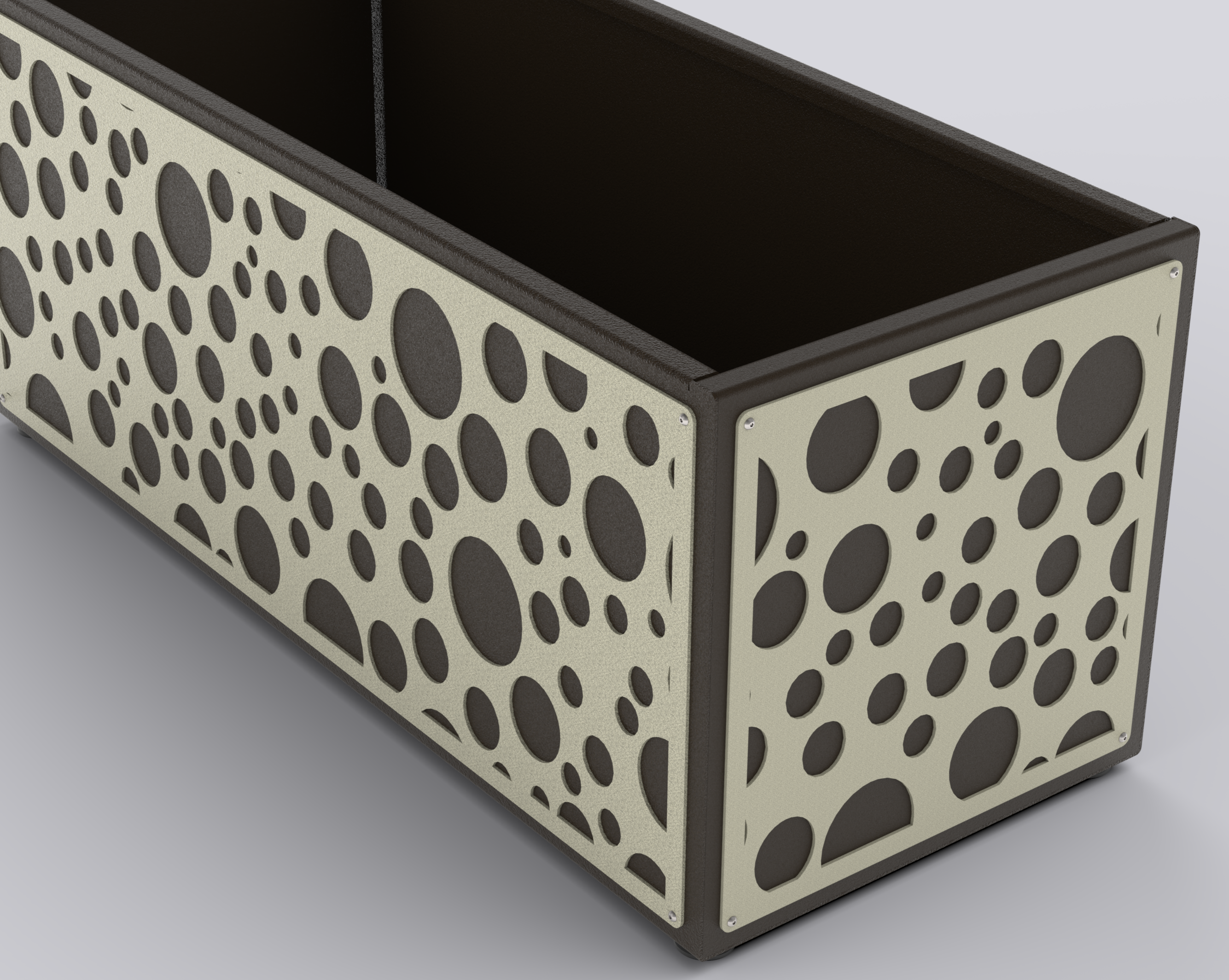 ECLIPSE - Jardinière Prestige - rectangle 50x100x50cm