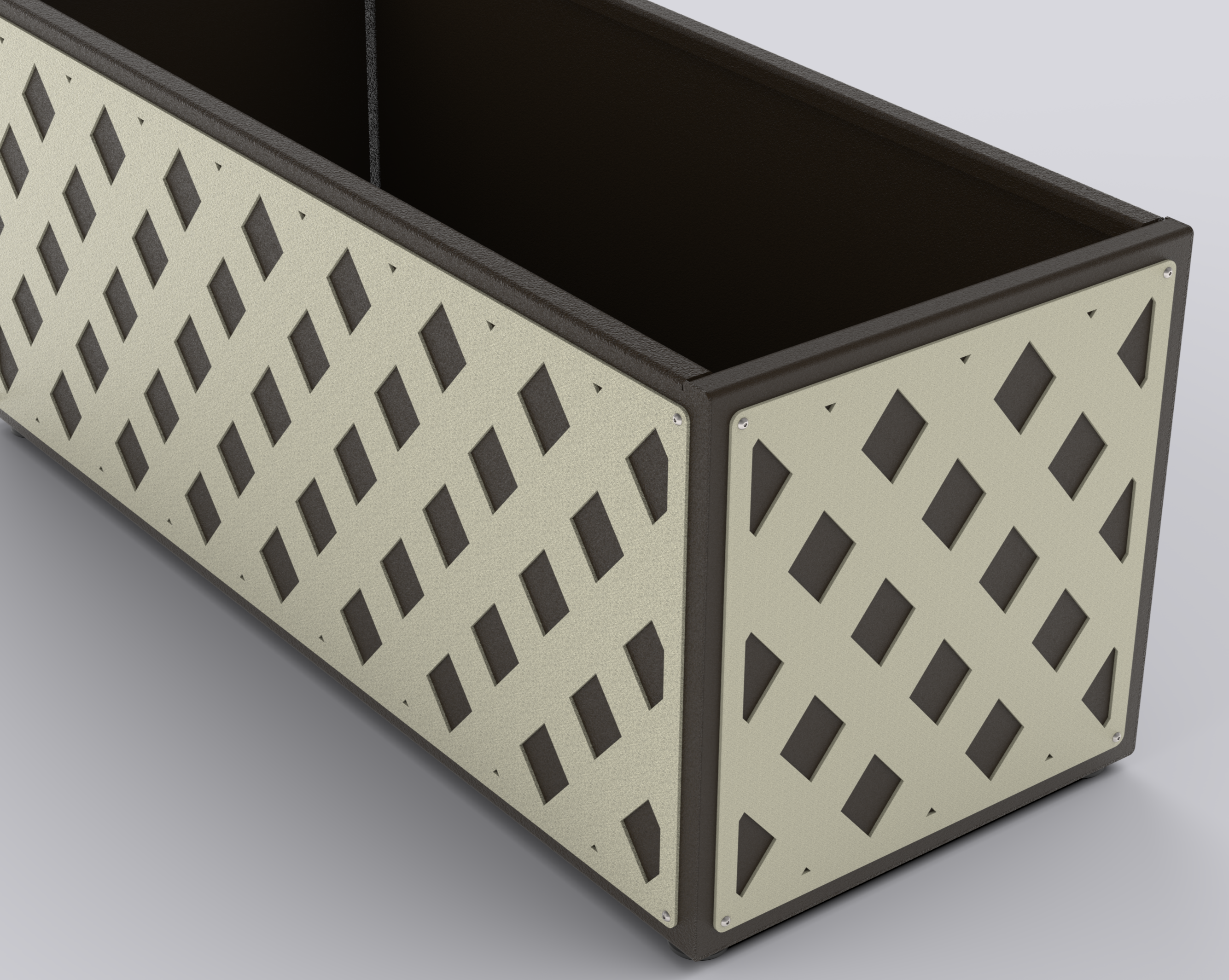 PRISM - Jardinière Prestige - rectangle 50x120x50cm