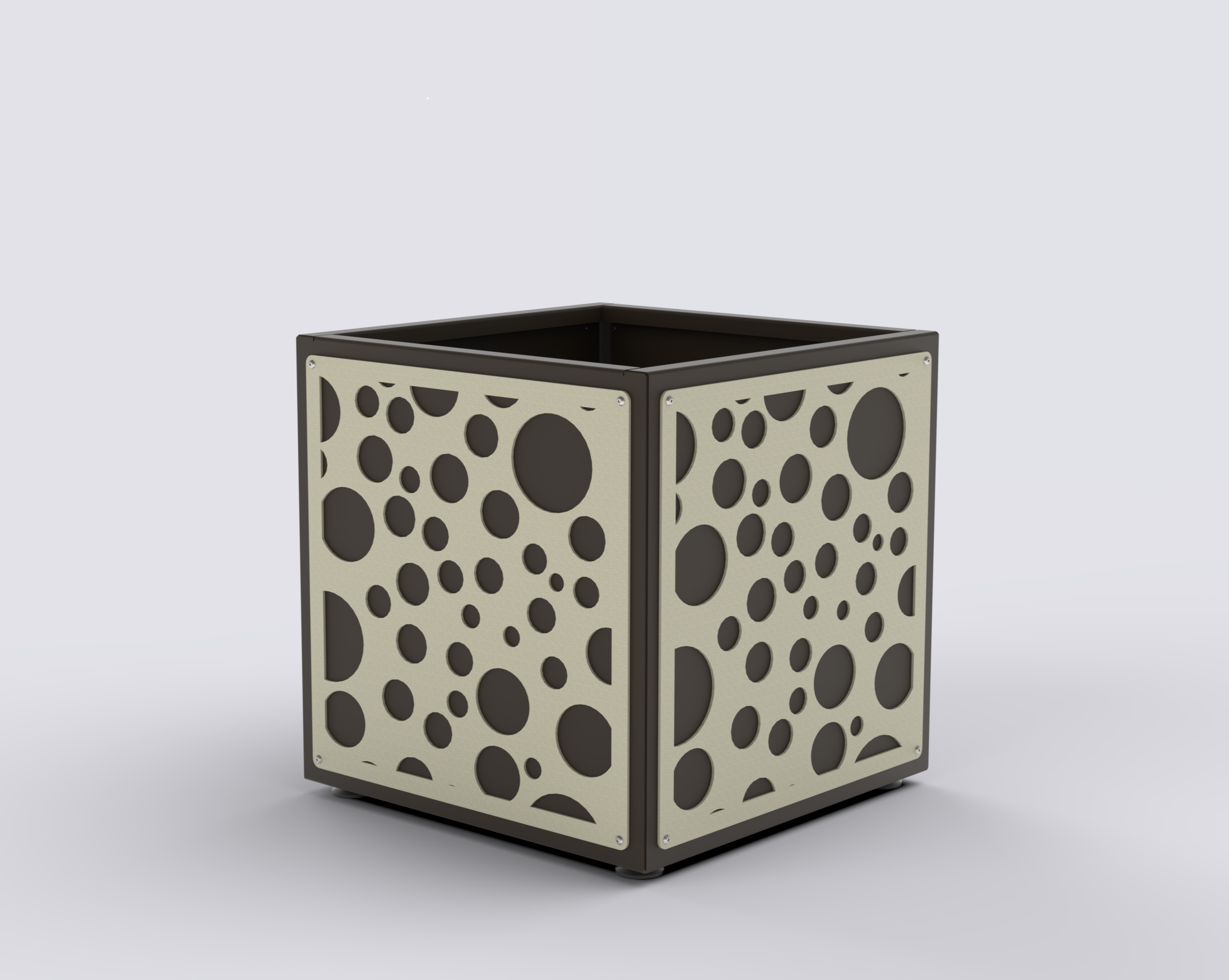 ECLIPSE - Jardinière Prestige - carré 60x60x60cm