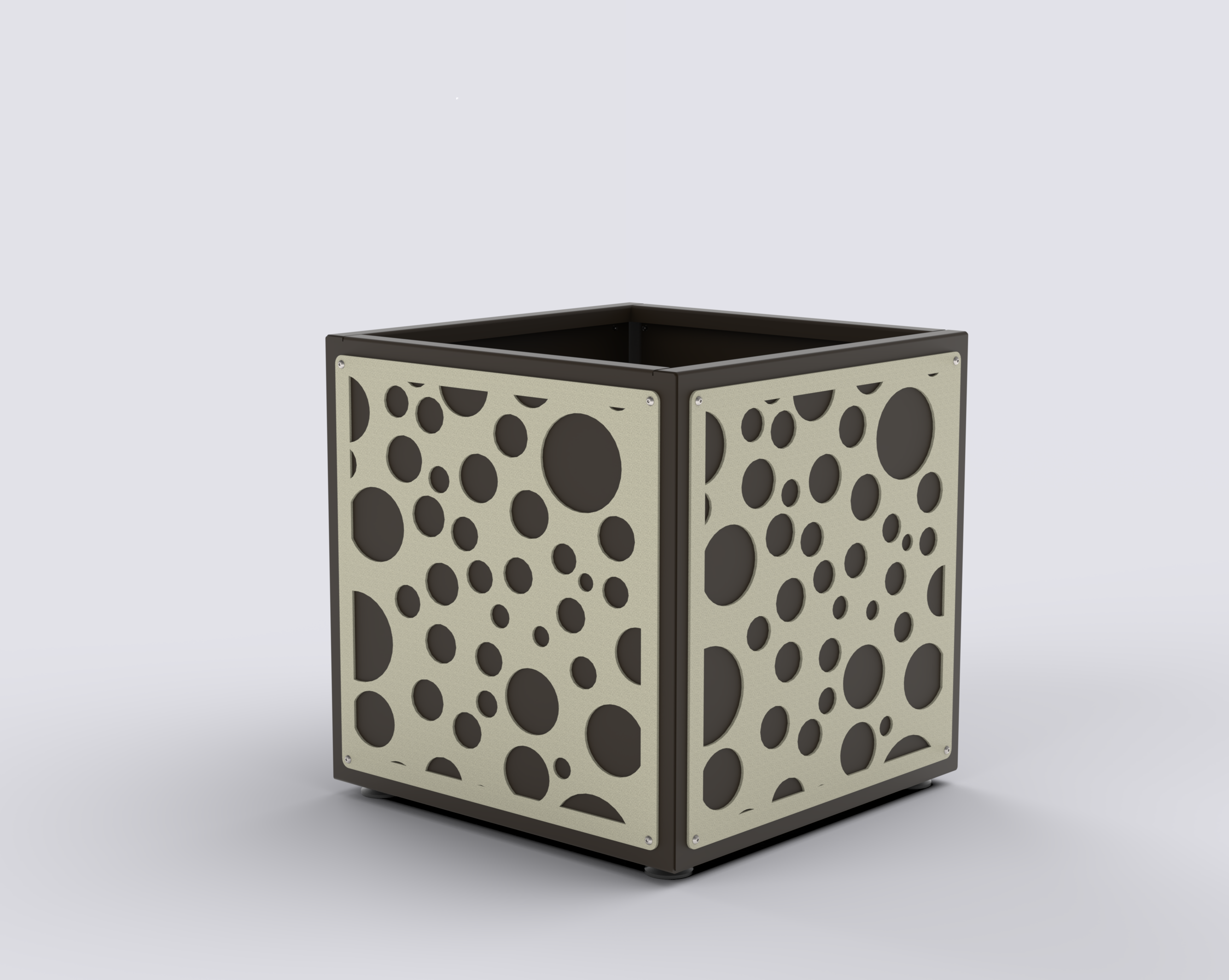 ECLIPSE - Jardinière Prestige - carré 50x50x50cm