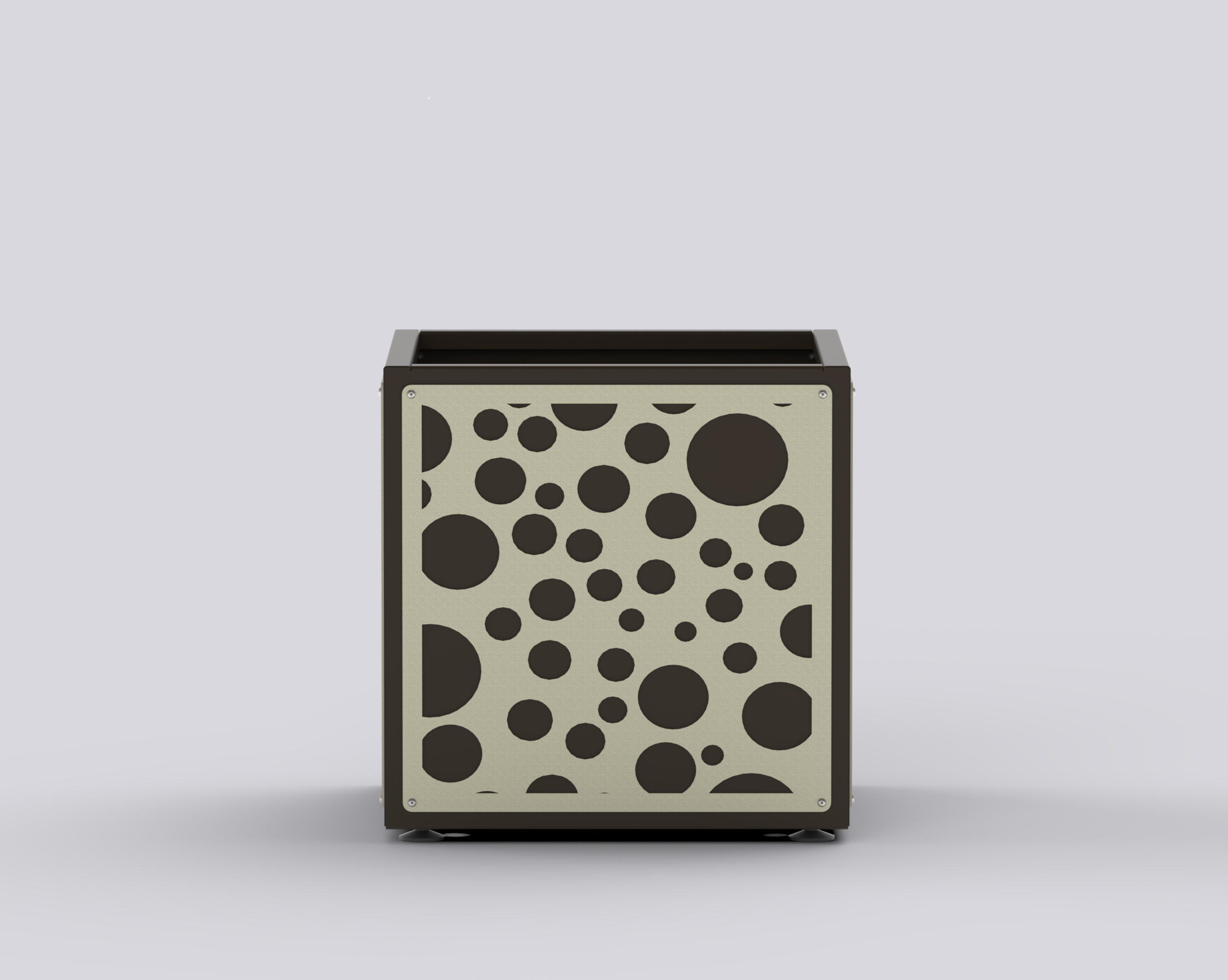 ECLIPSE - Jardinière Prestige - carré 50x50x50cm