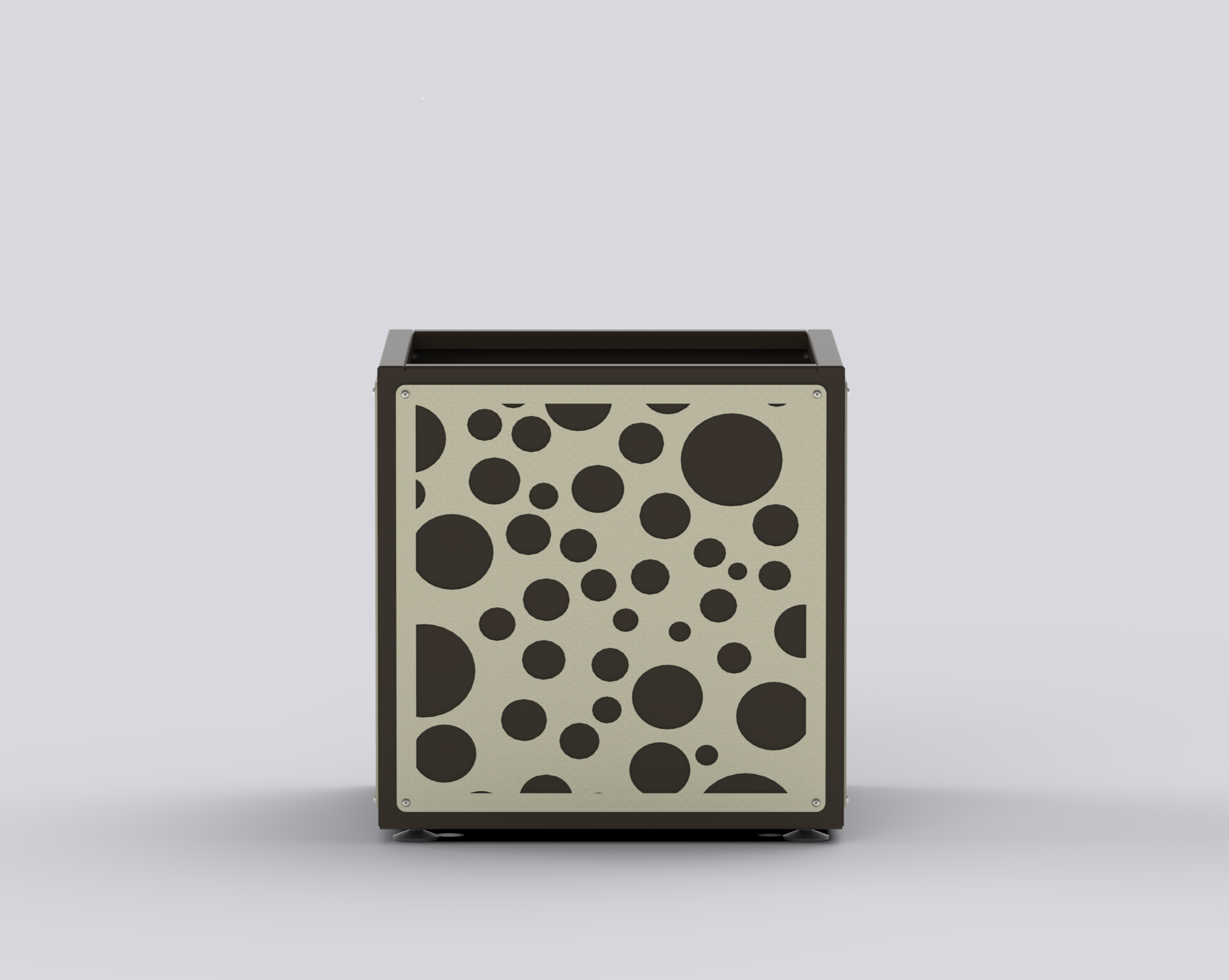 ECLIPSE - Jardinière Prestige - carré 60x60x60cm