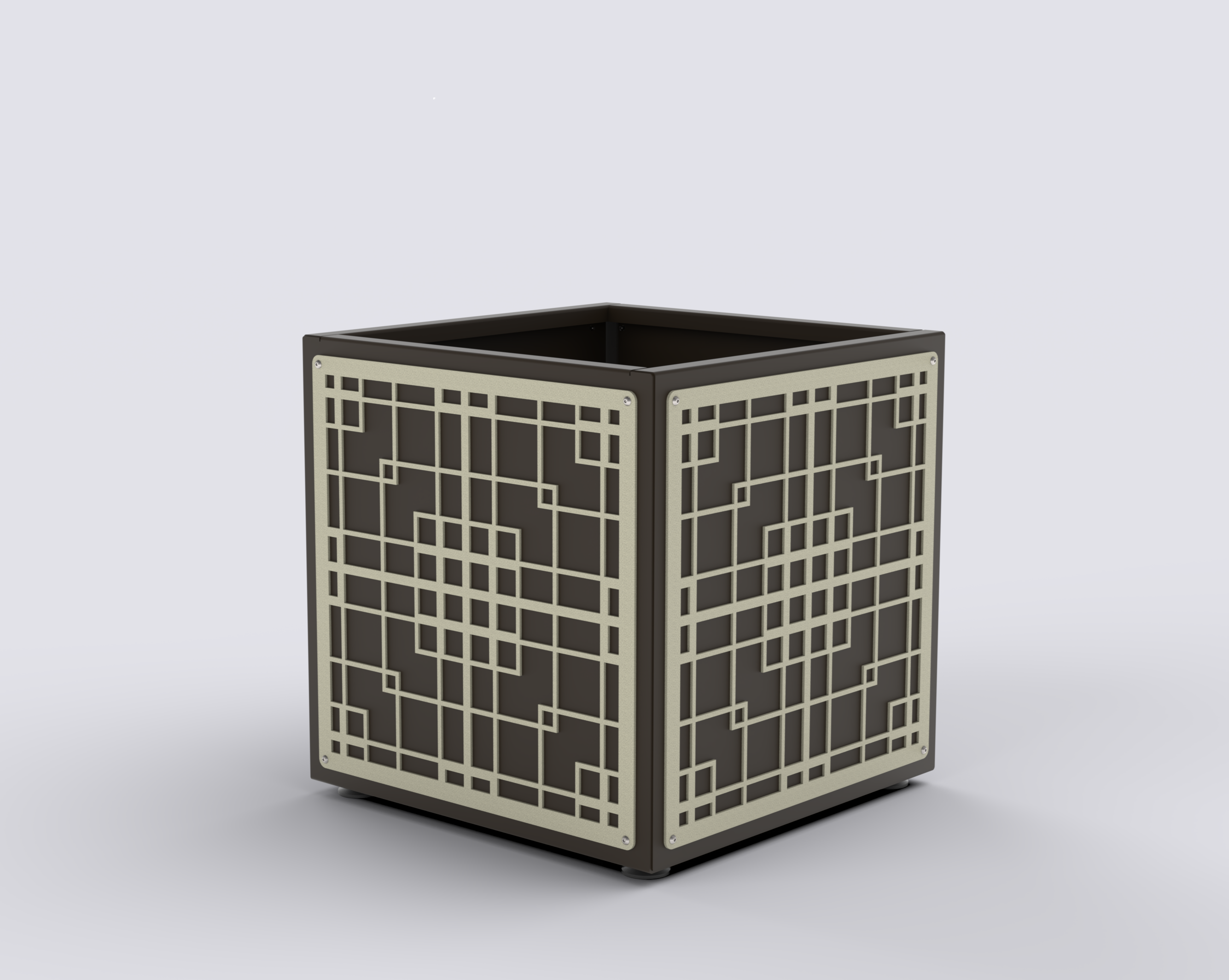 HORIZON - Jardinière Prestige - carré 60x60x60cm