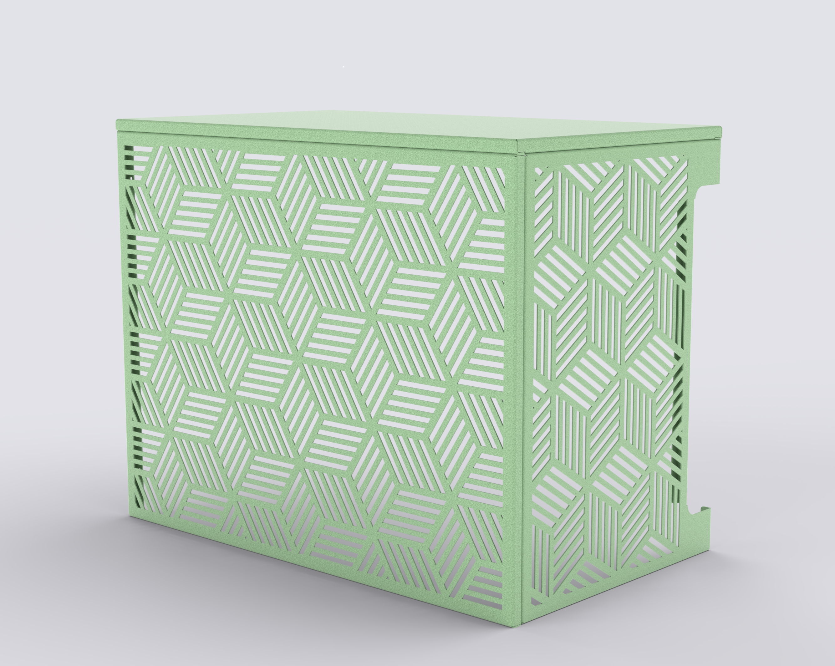 KUB - Cache-climatisation en aluminium