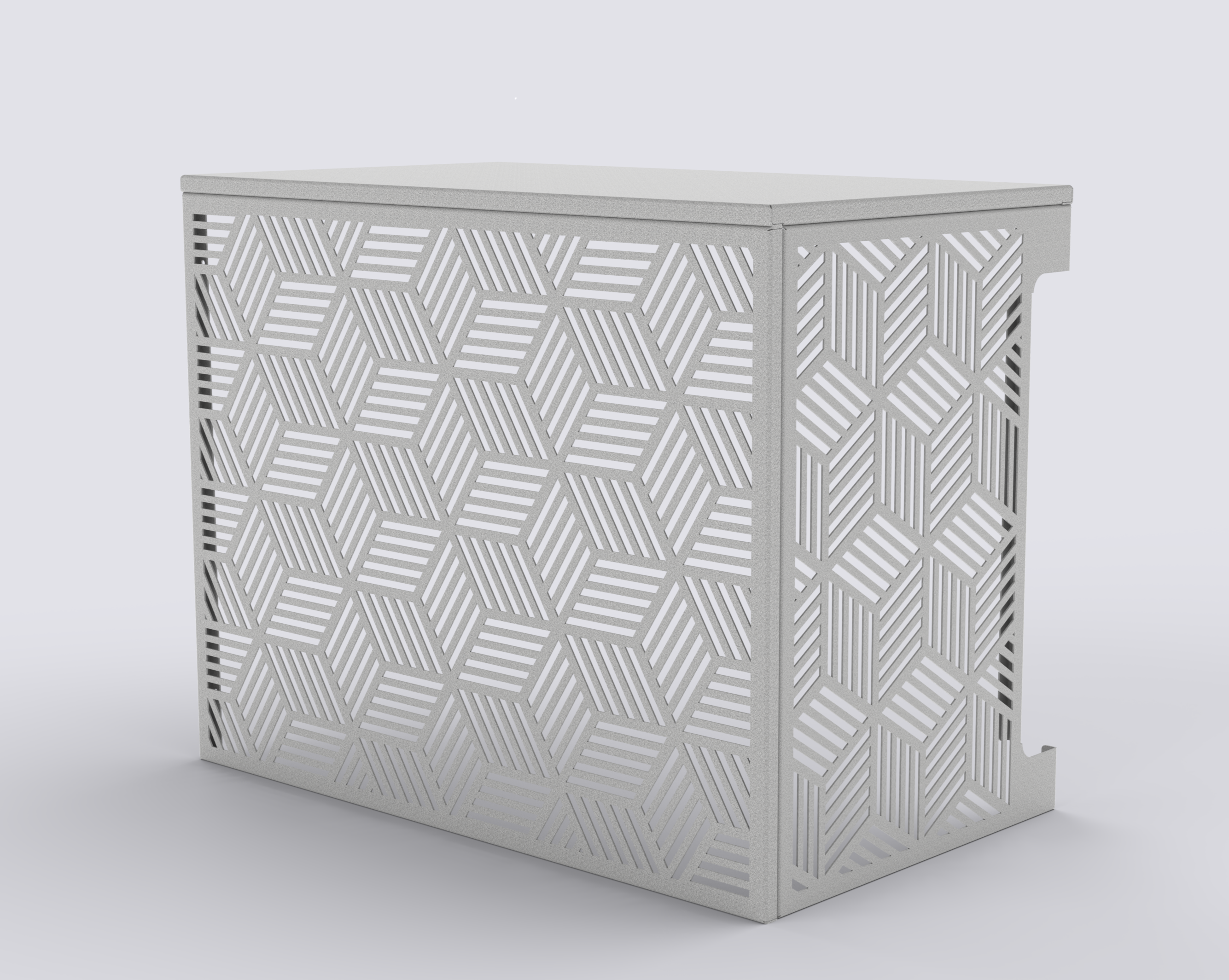 KUB - Cache-climatisation en aluminium