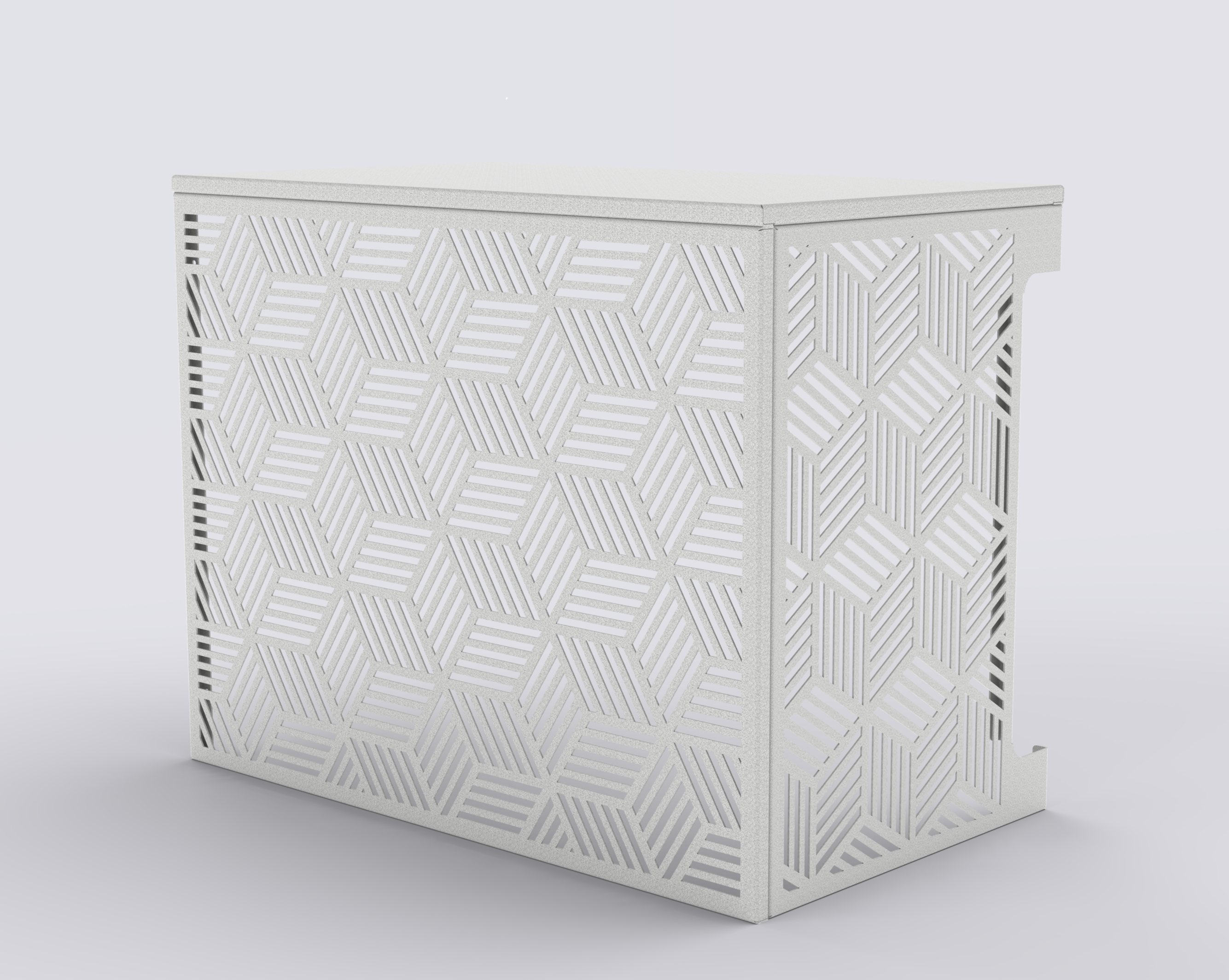 KUB - Cache-climatisation en aluminium