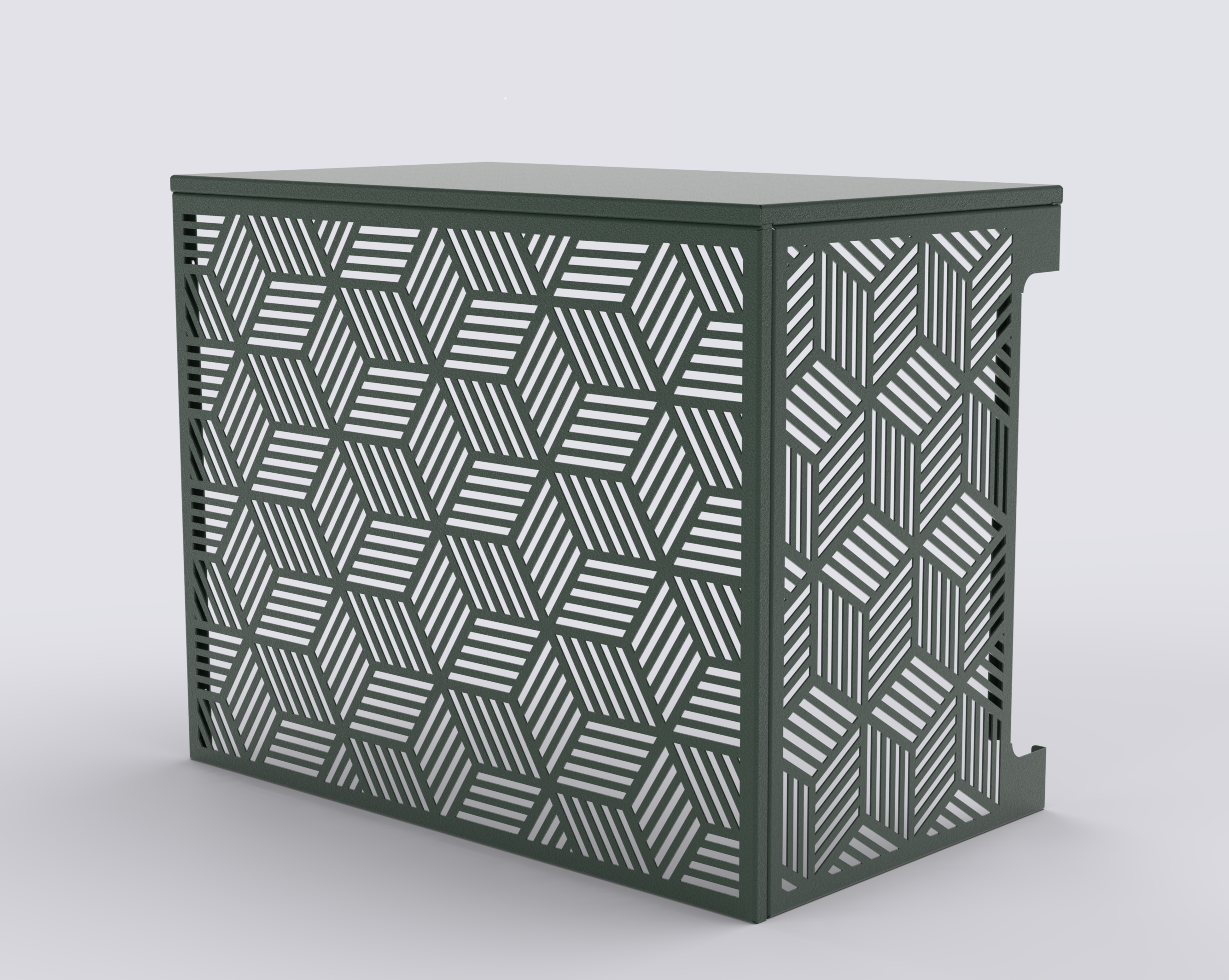 KUB - Cache-climatisation en aluminium