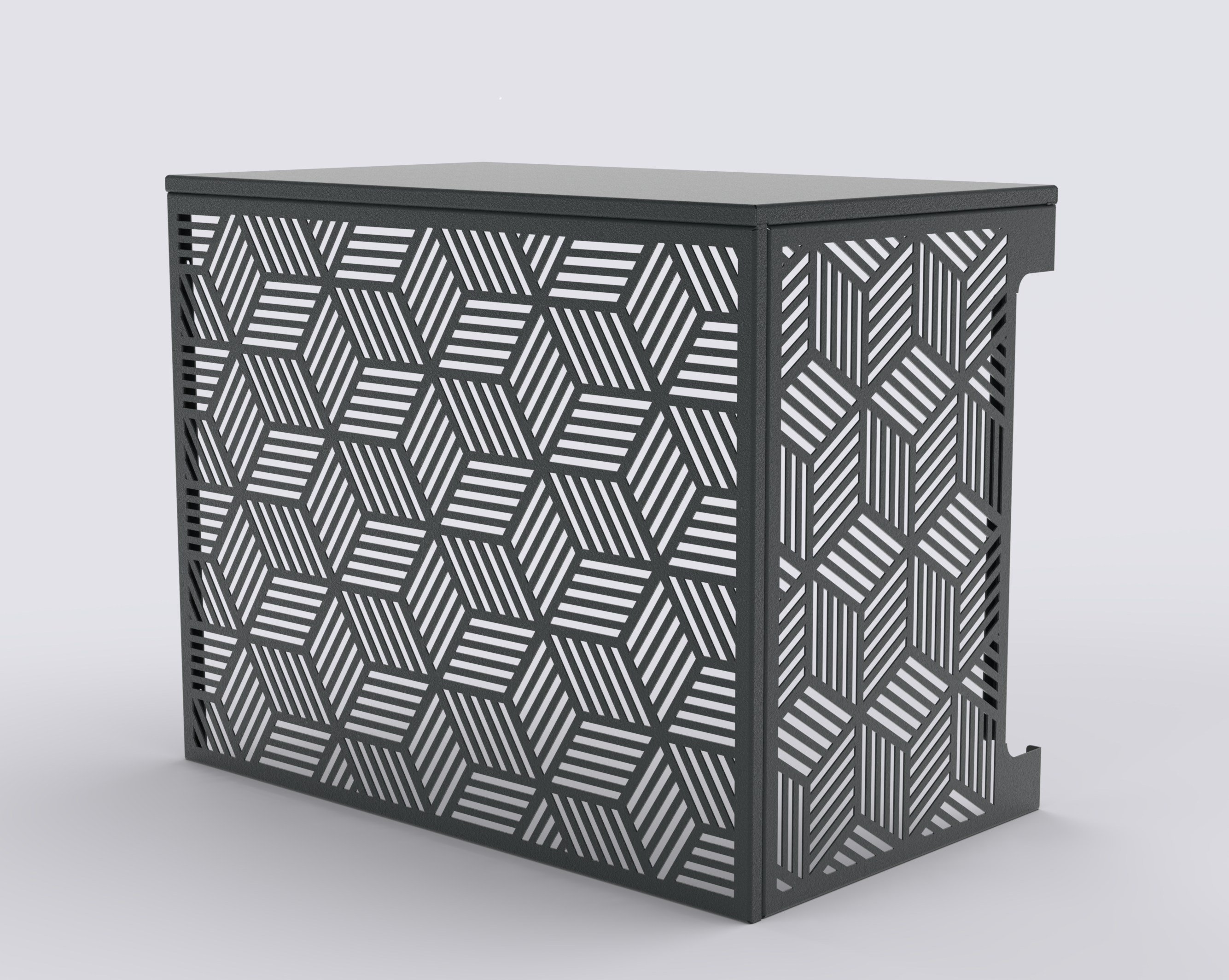 KUB - Cache-climatisation en aluminium
