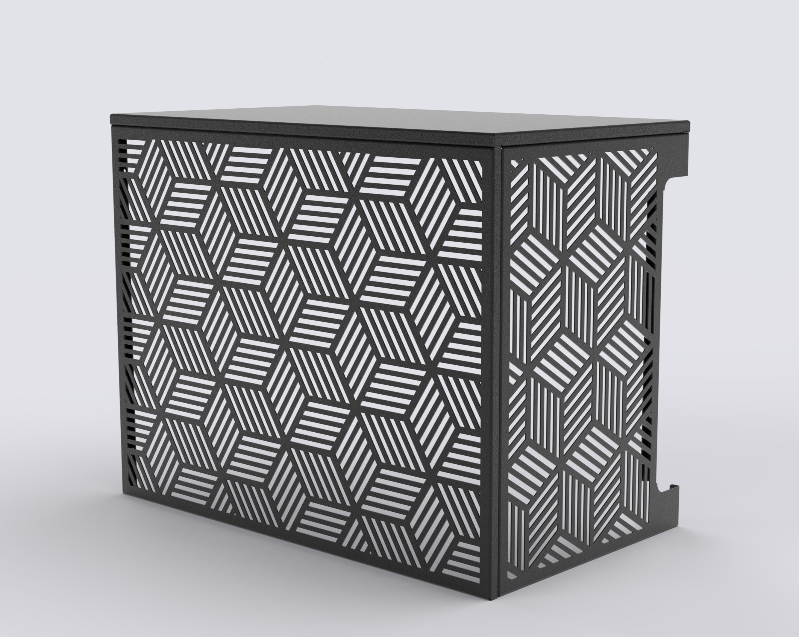 KUB - Cache-climatisation en aluminium